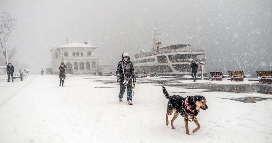 Buz keseceğiz. Bu akşam kuvvetli kar geliyor