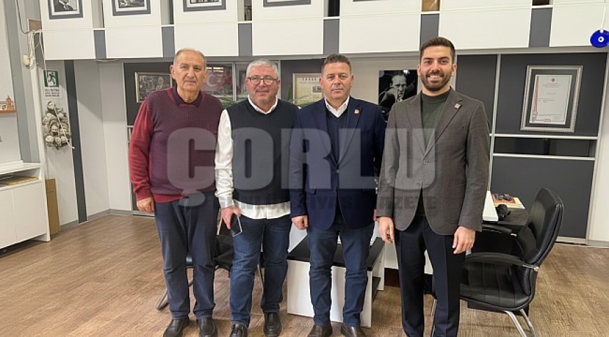 CHP Çorlu İlçe Başkanı, Çorlu Gazetesi'ni Ziyaret Etti