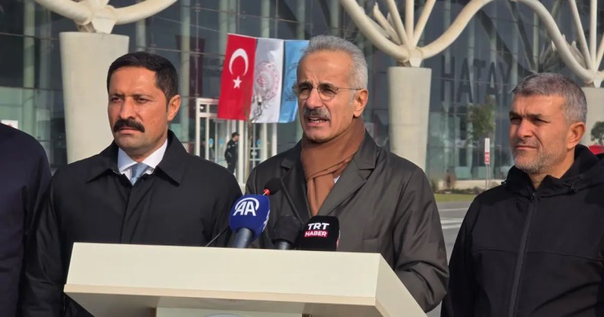 Bakan Uraloğlu duyurdu. Hatay Havalimanı 2026'da tamamlanacak