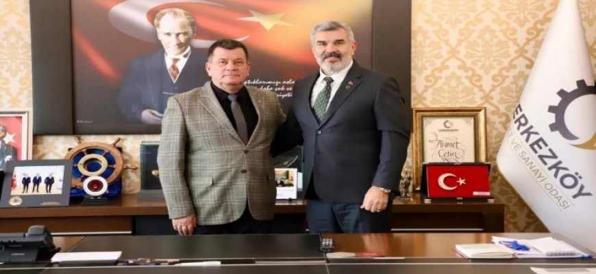 MUSTAFA AS’TAN ÇTSO BAŞKANI AHMET ÇETİN’E ZİYARET