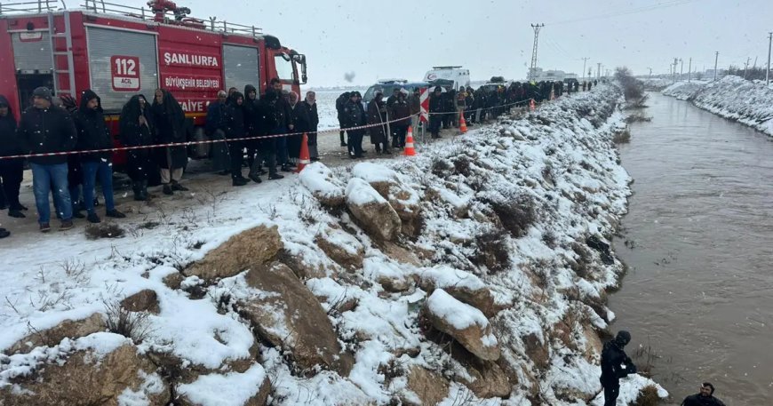 Şanlıurfa'da otomobil sulama kanalına düştü. Acı haber geldi