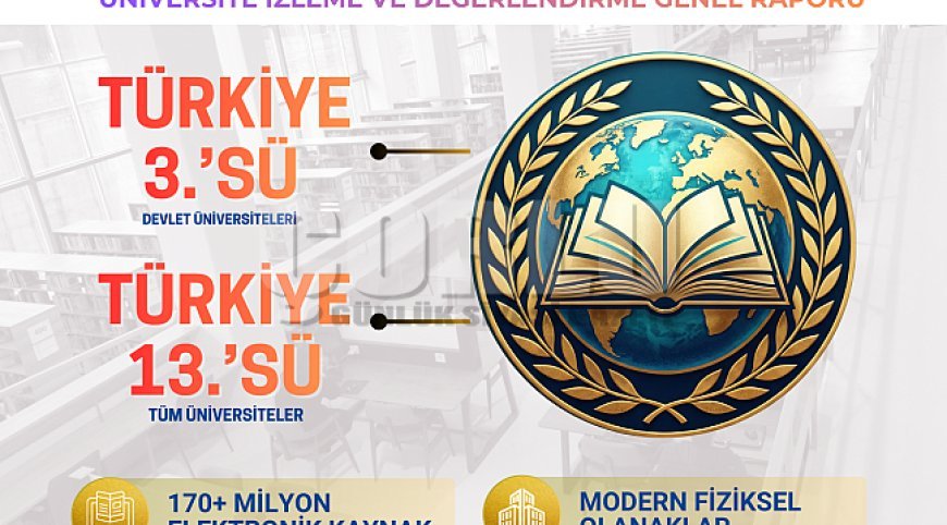 TEKİRDAĞ NAMIK KEMAL ÜNİVERSİTESİ KÜTÜPHANE HİZMETLERİNDE TÜRKİYENİN ZİRVESİNDE