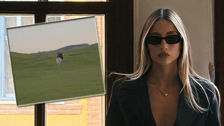 Klip çekimi sırasında attan düşmüştü! Aleyna Kalaycıoğlu: Uzun süre binmem