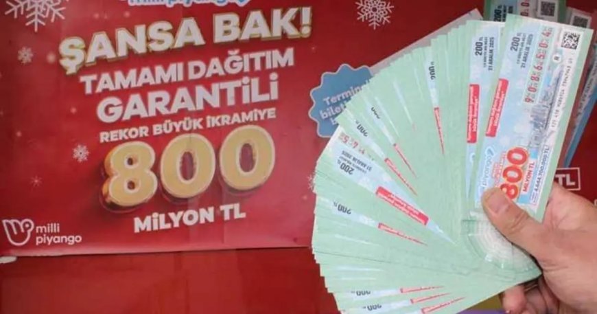 Milli Piyango yılbaşı çekilişi 2026: 800 milyon TL büyük ikramiye çekilişi ne zaman, saat kaçta?