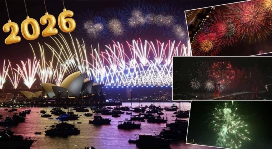 SON DAKİKA HABERLER: Dünyada yeni yıl heyecanı! Avrupa'da geri sayım sürerken, 2026'ya ilk onlar 'merhaba' dedi