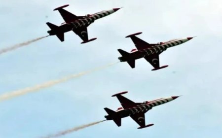 TÜRK YILDIZLARI ÇORLU SEMALARINI COŞTURDU