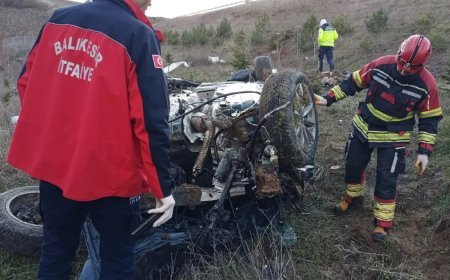 İzmir-İstanbul Otoyolu'nda feci kaza. Bir can kaybı var
