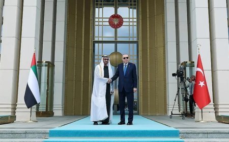 Cumhurbaşkanı Erdoğan, BAE Devlet Başkanı Al Nahyan ile görüştü