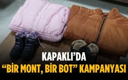 Kapaklı’da “Bir Mont, Bir Bot” kampanyası