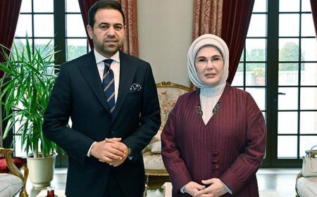 Emine Erdoğan, Müslüman Alimler Konseyi Genel Sekreteri ile görüştü