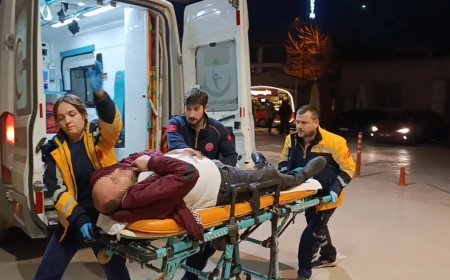 Ablasının eşyalarını almaya geldi, bacağından vuruldu