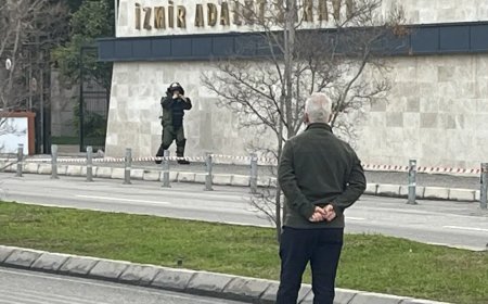 İzmir Adliyesi önünde bomba paniği