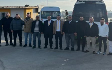 ARAT’TAN KARAAĞAÇ S.S. 35 NO’LU MİNİBÜSÇÜLER VE MOTORLU TAŞIYICILAR KOOPERATİFİ’NE ZİYARET
