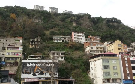 Trabzon'da 17 yıldır ölümün kıyısında yaşıyorlar. Mahalleye "3 boyutlu" müdahale edilecek
