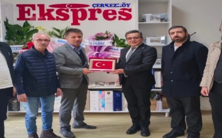 YENİDEN REFAH PARTİSİ ÇERKEZKÖY İLÇE BAŞKANI RAFET OKAY’DAN ÇERKEZKÖY EKSPRES’E 10 OCAK ZİYARETİ