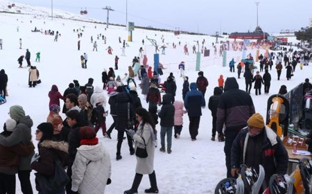 Kış turizminin gözde merkezine akın ettiler! 20 günde 550 bin ziyaretçi