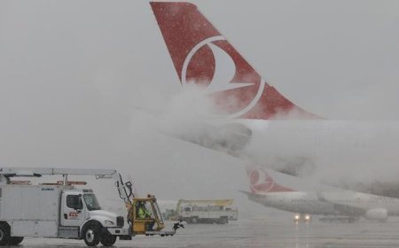 Hava ulaşımına kar engeli! THY, AJet ve Pegasus bazı seferlerini iptal etti
