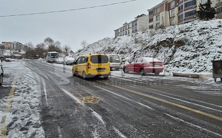 Tekirdağ'da kar hasreti sona erdi: Beyaz manzaralar