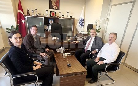 Tekirdağ Namık Kemal Üniversitesi Rektörü  Şahin’den Veteriner Fakültesi Dekanı  Bulut’a Ziyaret