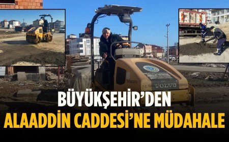 Büyükşehir’den Alaaddin Caddesi’ne müdahale