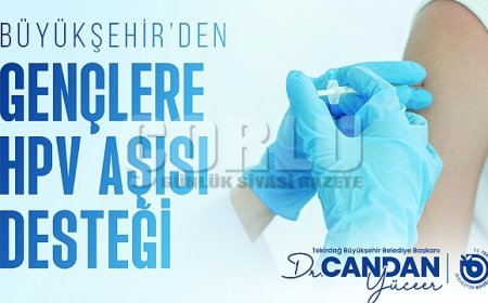 BÜYÜKŞEHİR’DEN GENÇLERE HPV AŞISI DESTEĞİ