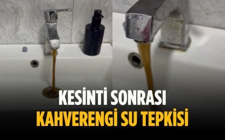 Kesinti sonrası kahverengi su tepkisi