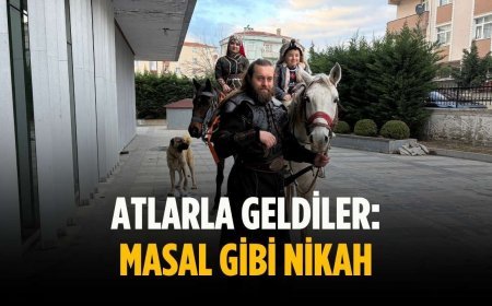 Atlarla geldiler: Masal gibi nikah