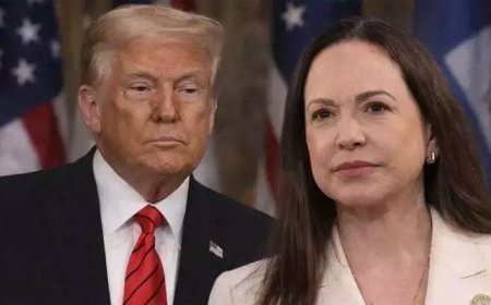 Venezuelalı muhalif lider Machado, Nobel Barış Ödülü'nü Trump'a sunduğunu açıkladı