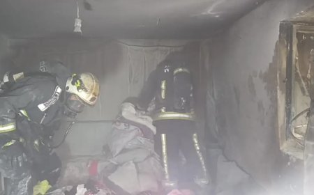 Antalya'da bodrum katta yangın paniği