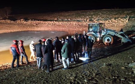 Mardin’de kayıp 2 çocuğun, yüzeyi buz tutan gölette cansız bedenleri bulundu
