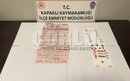 Tekirdağ’da kumar operasyonu: 81 bin lira ceza