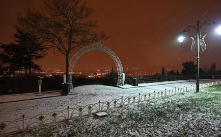İstanbul'da kar yağışı yüksek kesimleri beyaza bürüdü