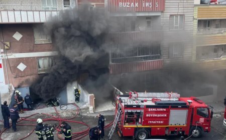 Yatak deposunda korkutan yangın