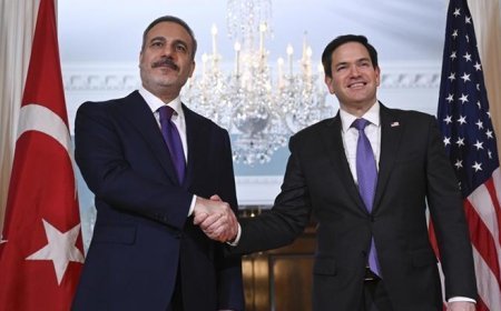 Dışişleri Bakanı Hakan Fidan ABD'li mevkidaşı Rubio ile görüştü