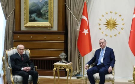 Ankara'da önemli zirve. Cumhurbaşkanı Erdoğan, Bahçeli ile görüştü