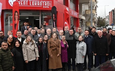 CANDAN BAŞKAN’DAN ÇORLU’DA RAYLI SİSTEM MÜJDESİ