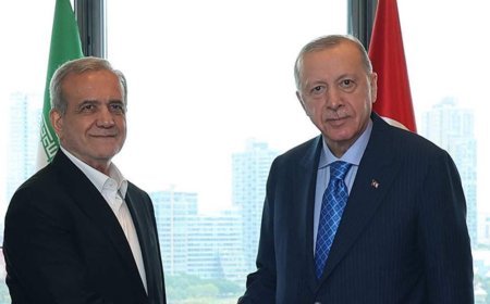 Cumhurbaşkanı Erdoğan, İran Cumhurbaşkanı Pezeşkiyan ile görüştü