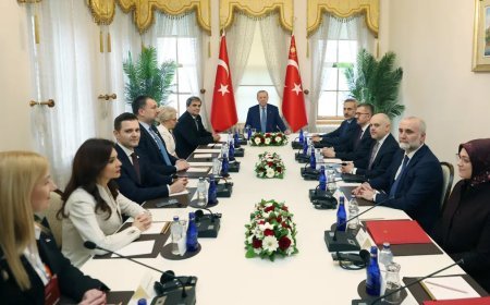Cumhurbaşkanı Erdoğan, Balkan ülkelerinin dışişleri bakanlarını kabul etti