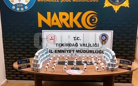 Tekirdağ'da zehir tacirlerine darbe