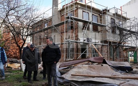 Başkan Sarıkurt, Ziya Bey Konağı’ndaki Restorasyon Çalışmalarını İnceledi
