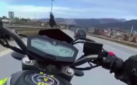 Ölümüne şov yaptı. 174 kilometre hızla gitti, cezayı yedi