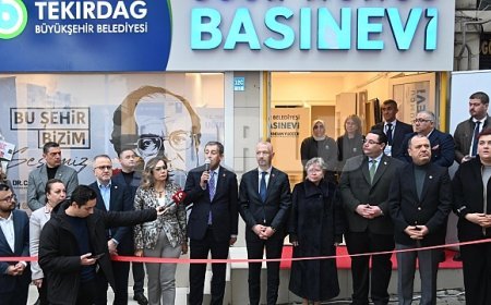 UĞUR MUMCU BASINEVİ AÇILDI