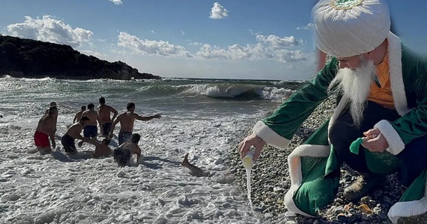 Rüzgâr ve dalgalara rağmen her yıl yapıyorlar. "Tutarsa yoğurt, tutmazsa tuzlu ayran olur"