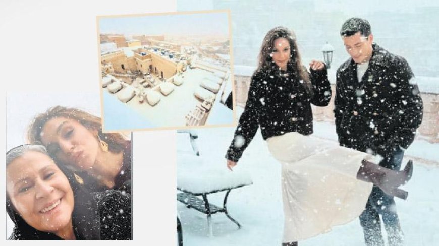 ‘Uzak Şehir’e kar yağdı