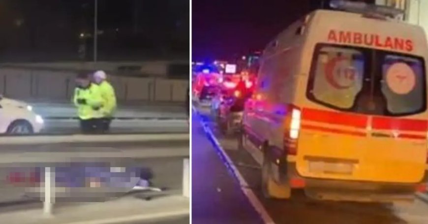 Merter'de feci kaza! Motosikletli yaşamını yitirdi