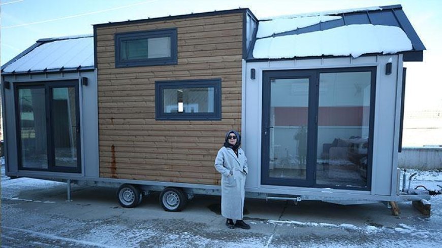 Kadın girişimcinin ürettiği taşınabilir evler 17 ülkenin yolunu tutuyor