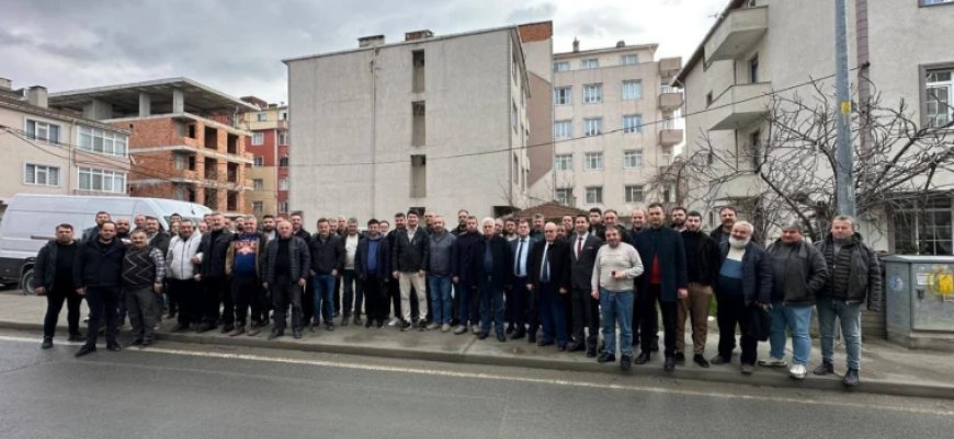 MUSTAFA AS, ÇERKEZKÖY’DE ÖĞRENCİ SERVİSİ ESNAFIYLA BİR ARAYA GELDİ