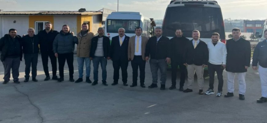 ARAT’TAN KARAAĞAÇ S.S. 35 NO’LU MİNİBÜSÇÜLER VE MOTORLU TAŞIYICILAR KOOPERATİFİ’NE ZİYARET