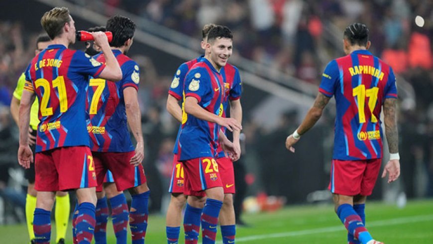 Barcelona, Süper Kupa'da finale 5 golle yükseldi!