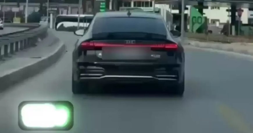 Lüks aracına çakar taktı 400 bin lira ceza yedi